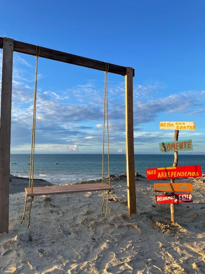 Bangalo Encantador Praia Da Baleia Itapipoca Bagian luar foto